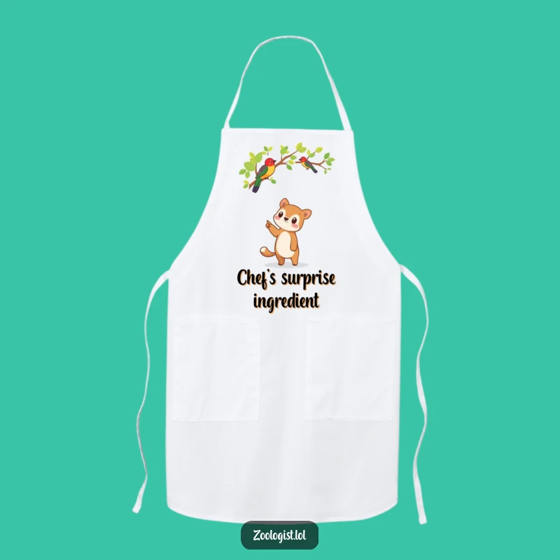 Funny Bird Spotting Apron - Cute Animal Chef Nature Humor Gift