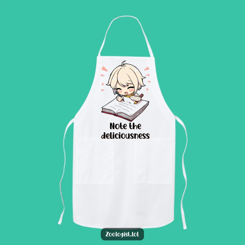 Funny Writer Apron: Furious Note Protection, Practical Gift for Messy Creators