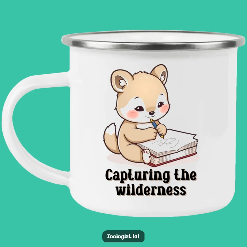 Funny Artist Camp Mug: Cute Animal Sketch Gear, Perfect Funny Gift