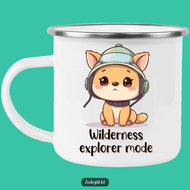 Funny Explorer Camp Mug: Cute Animal Adventure Gear, Perfect Funny Gift