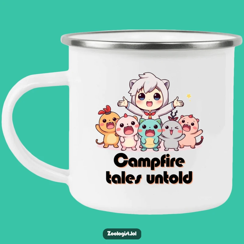 Funny Imaginary Campfire Stories Mug: Outdoor Fun Gift!