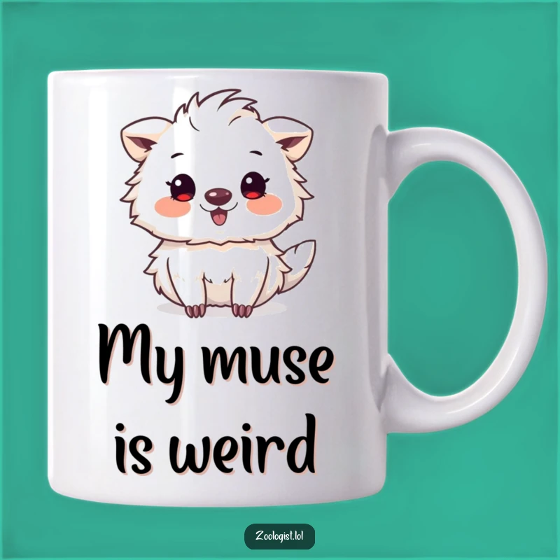 Funny Artist Animal Mug: Cute Sketcher's Delightful Strange Creature Design - Perfect Gift!