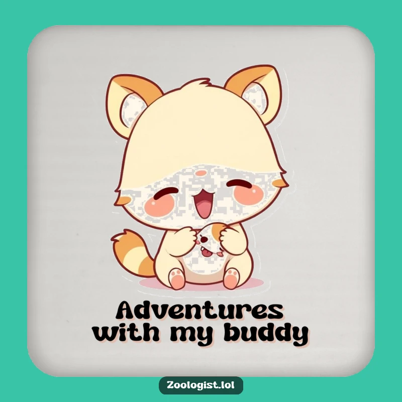 Funny Cute Animal Creature Coaster - Protects Surfaces with Humor