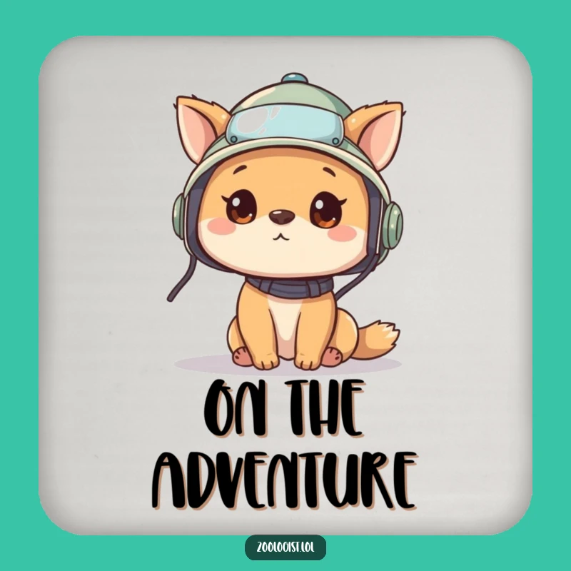 Funny Explorer Coaster: Cute Animal Adventure Decor, Perfect Funny Gift