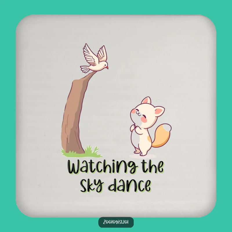 Funny Cute Animal Bird Coaster - Protects Surfaces with Humor