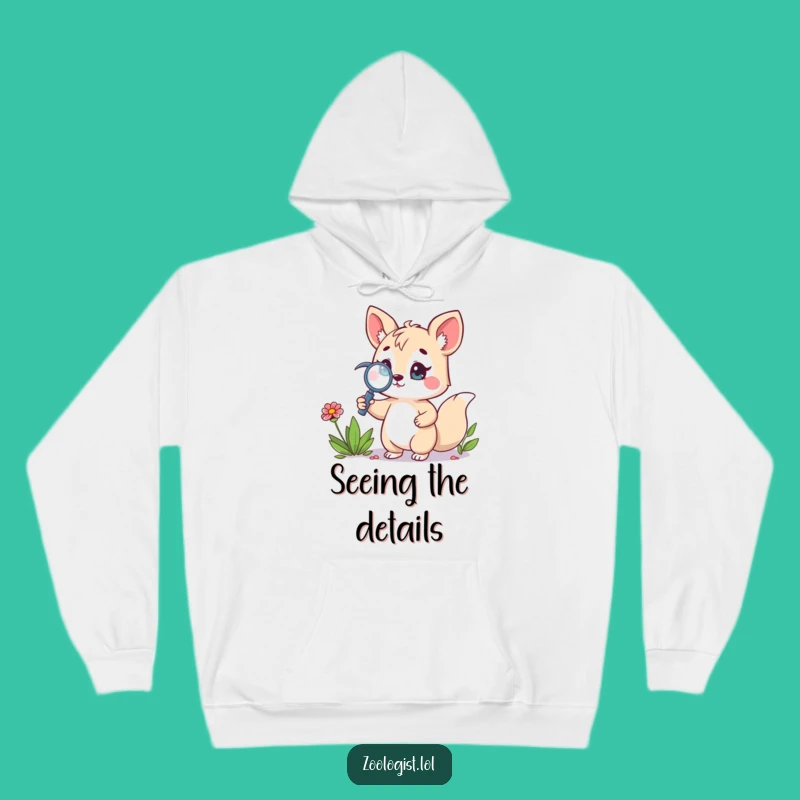 Funny Explorer Hoodie: Cute Animal Wildflower Apparel, Great Funny Gift