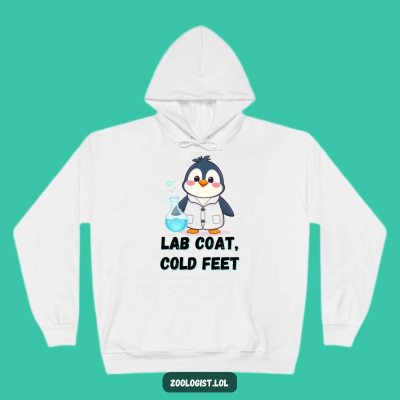 Funny Penguin Scientist Hoodie: Cozy Comfort and Hilarious Lab Adventures