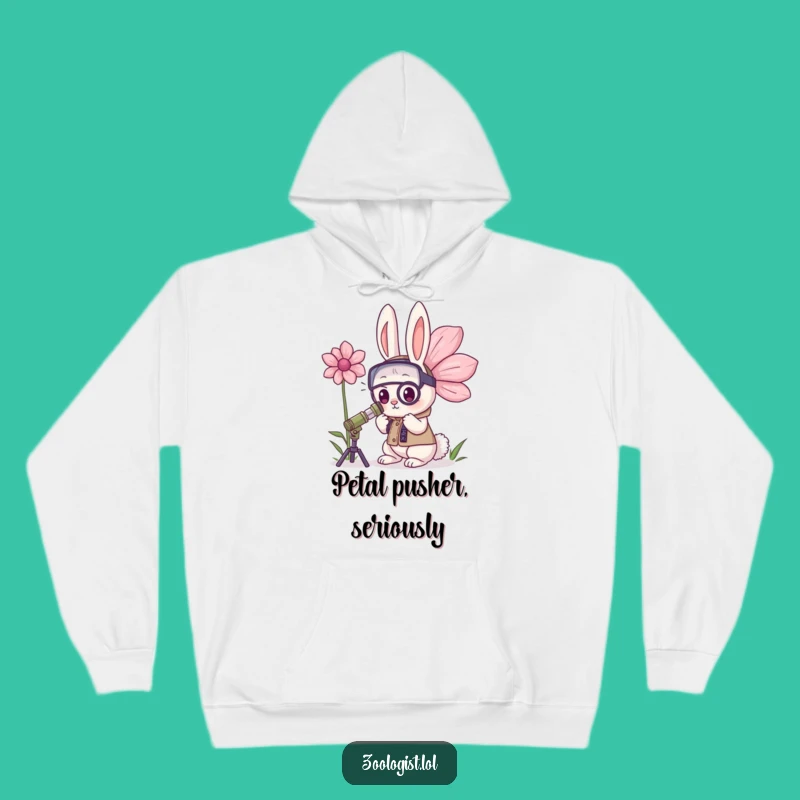 Cozy Funny Kawaii Rabbit Zoologist Hoodie: The Perfect Gift for the Curious & Comfy!
