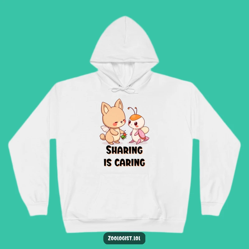 Funny Friendship Animal Hoodie: Cozy Kindness, Perfect Sharing Gift