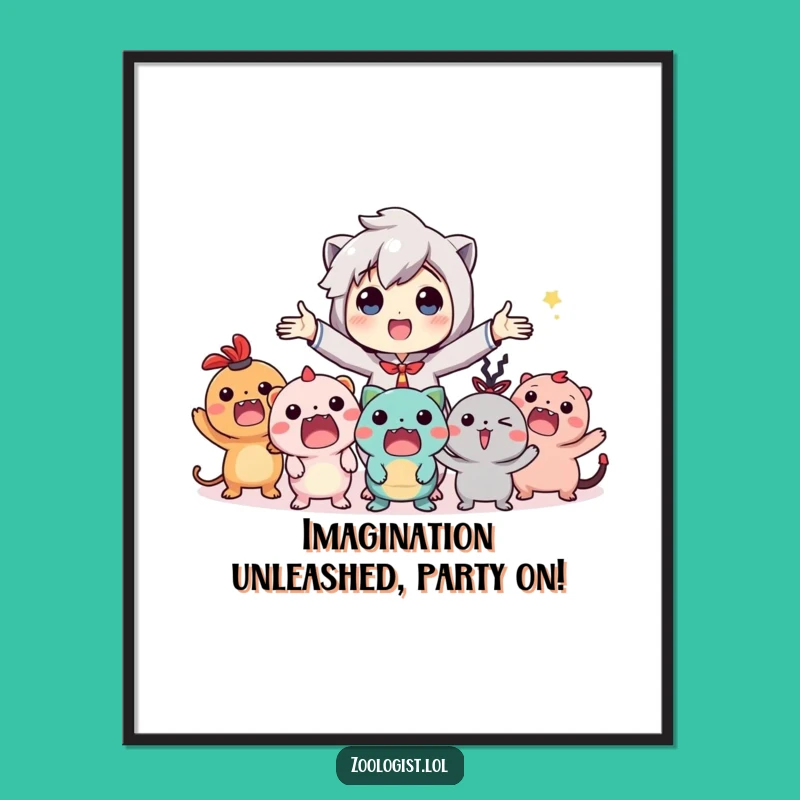 Funny Free Printable Wall Art: Whimsical Character Shares Big Ideas, Downloadable Decor!