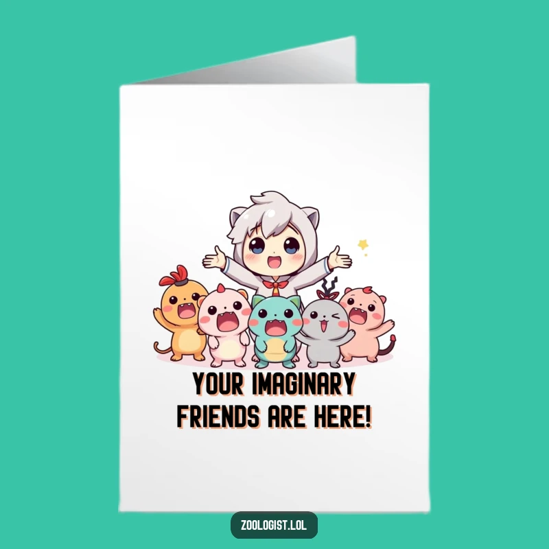 Free Printable Birthday Card: Funny Character Explains Big Ideas, Downloadable Fun!