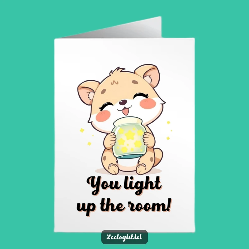 Free Printable Congrats Card: Giggling Firefly Pal Funny Downloadable Gift