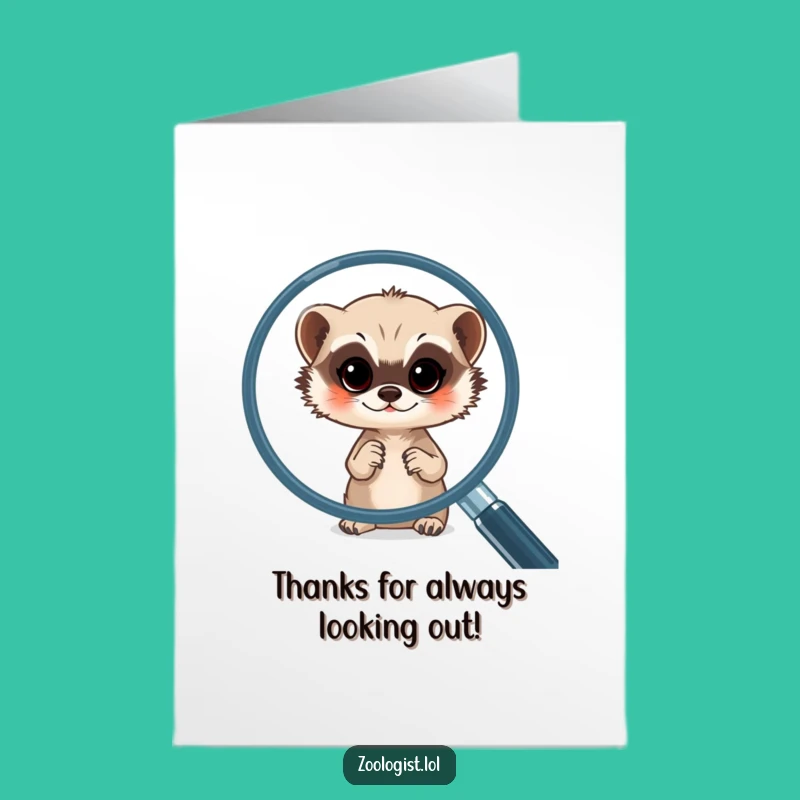 Free Printable Thank You Card: Meerkat Appreciation - Funny Downloadable!