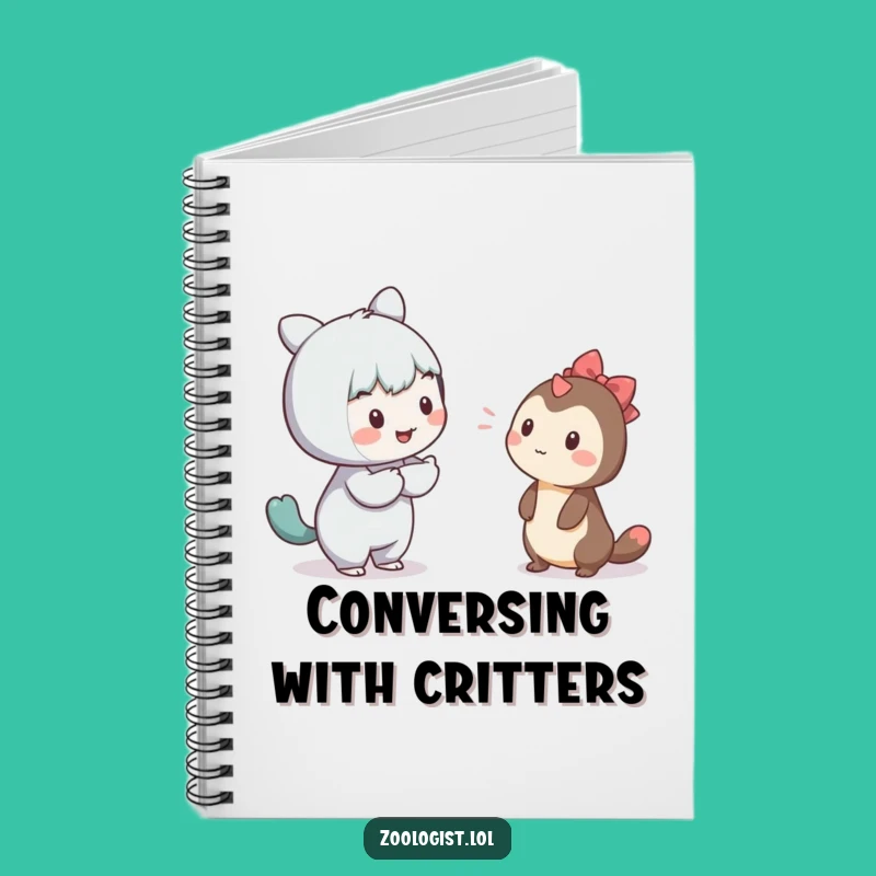 Funny Shy Creature Notebook: Jot Down Kind Thoughts!