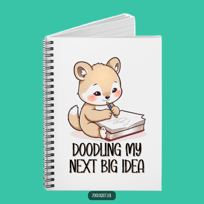 Funny Artist Notebook: Cute Animal Sketch Journal, Perfect Funny Gift