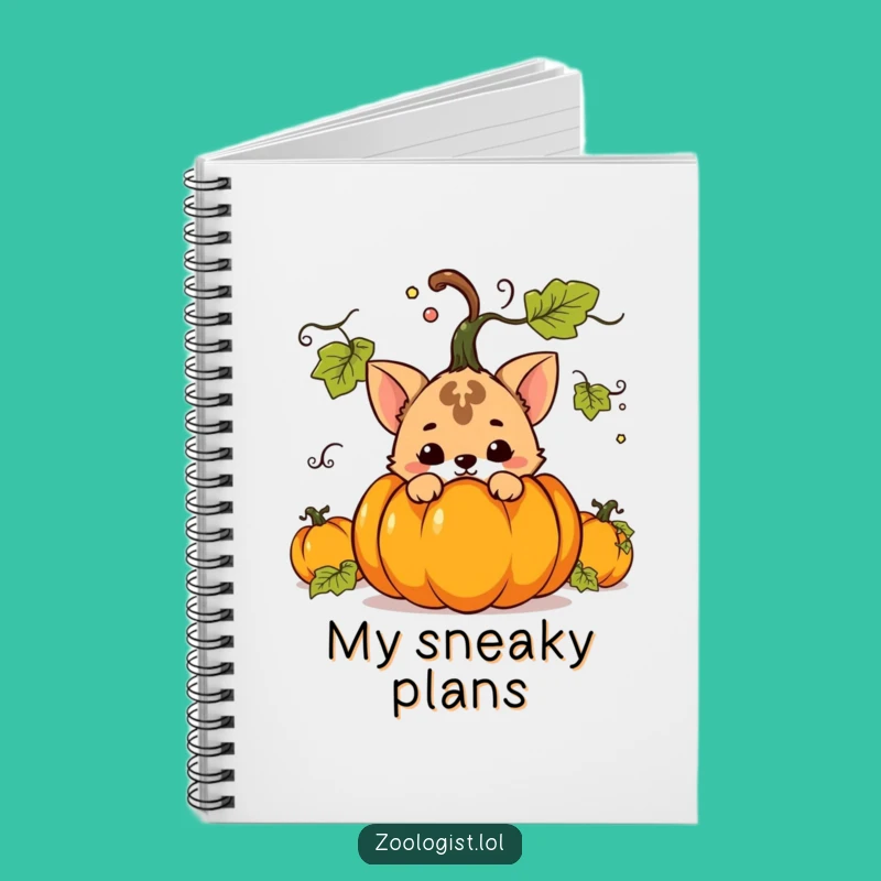 Funny Mischievous Animal Notebook - Jot Down Your Sneaky Ideas!