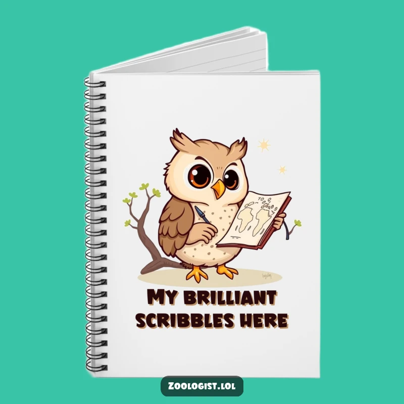 Funny Owl Sketching Savanna Map Notebook: Journal Your Adventures with Art