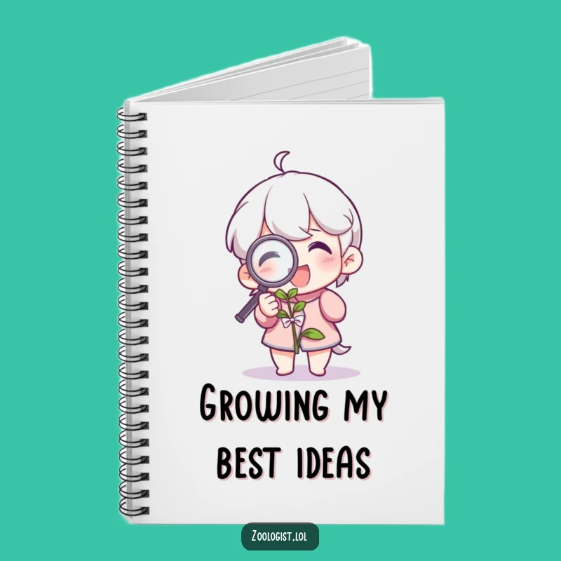 Funny Plant Notebook: Magnified Observations, Perfect Gift for Nature Journalers