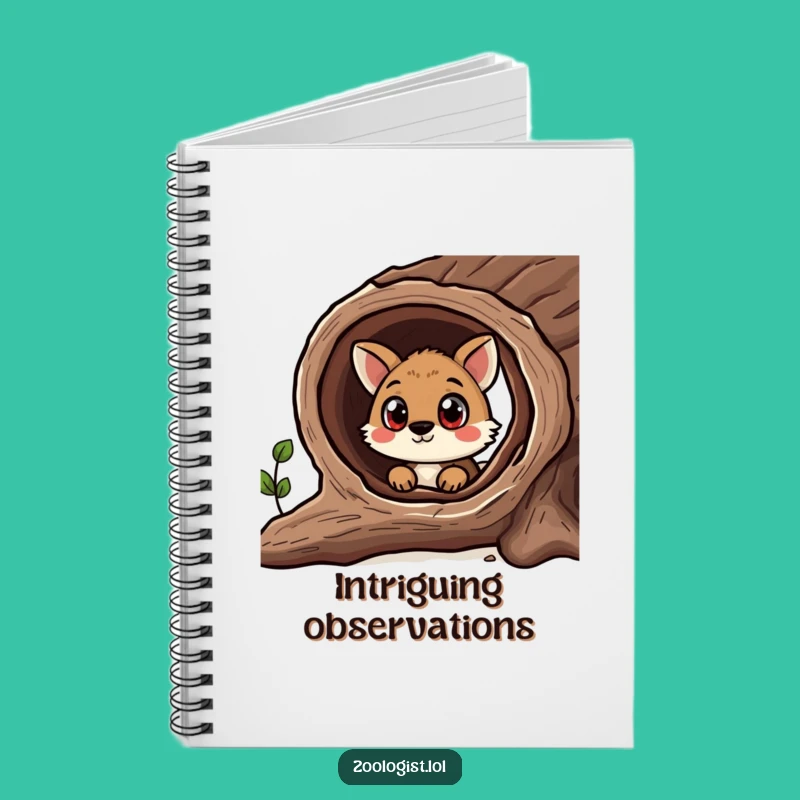Funny Curious Animal Notebook - Record Your Discoveries!