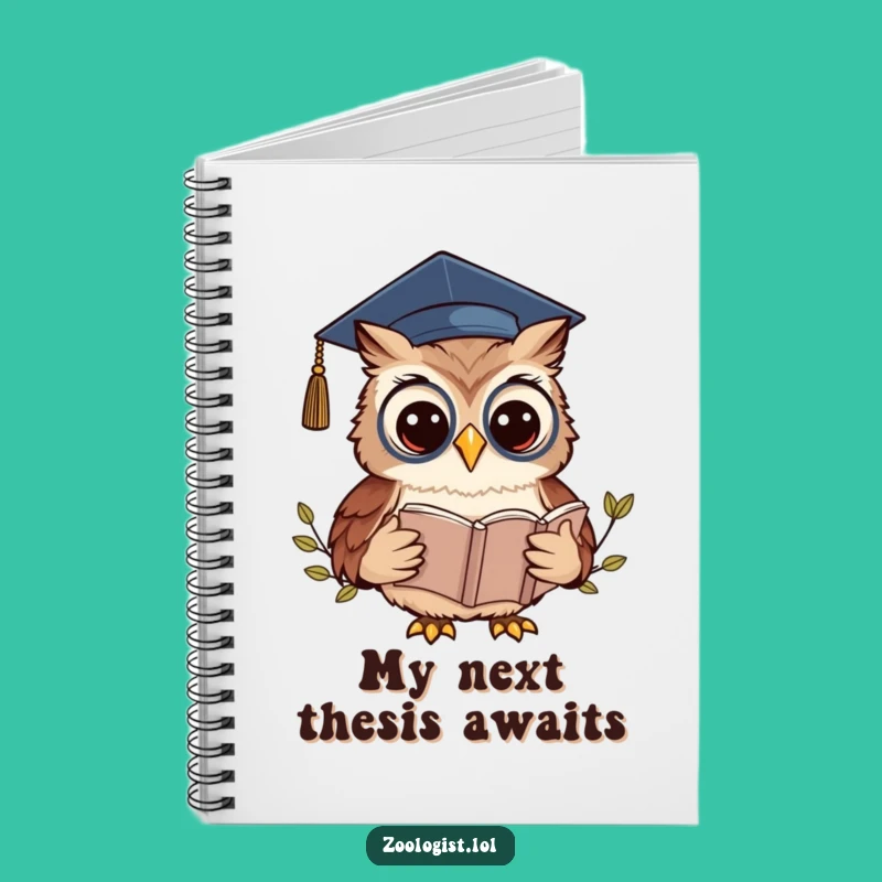 Funny Kawaii Owl Zoologist Notebook - Jot Down Brilliant Ideas with a Hoot!