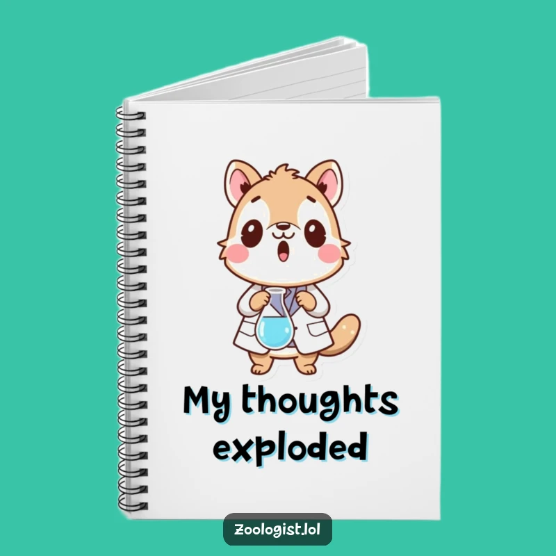 Funny Science Animal Notebook: Surprised Notes, Perfect Lab Journal Gift