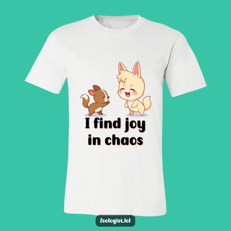 Funny Animal Chase Tee: Wear Your Amusement!