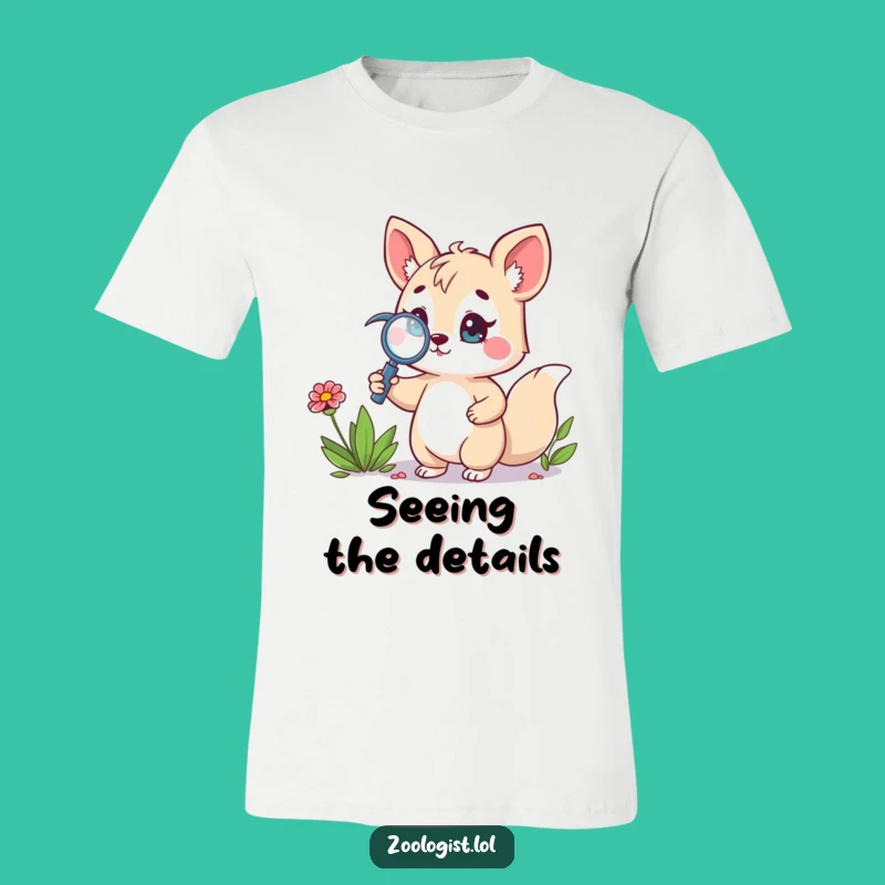 Funny Explorer T-Shirt: Cute Animal Wildflower Tee, Perfect Funny Gift