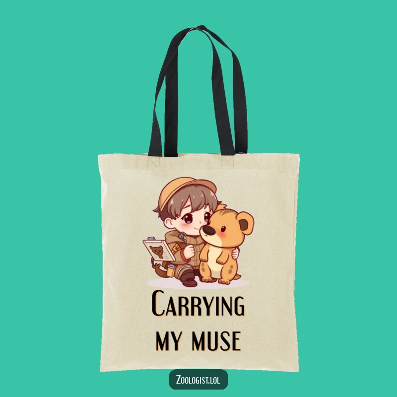 Funny Field Guide Sketch Tote Bag - Carry Your Art Supplies in Style, Gift