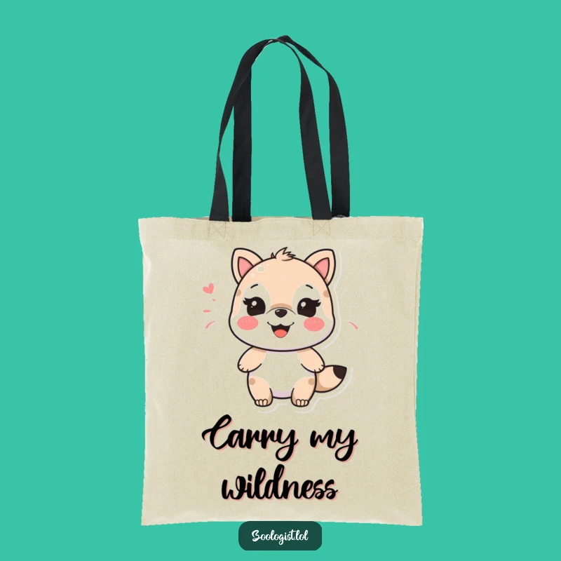 Funny Animal Sound Imitator Tote Bag - Happy Gift for Animal Lovers